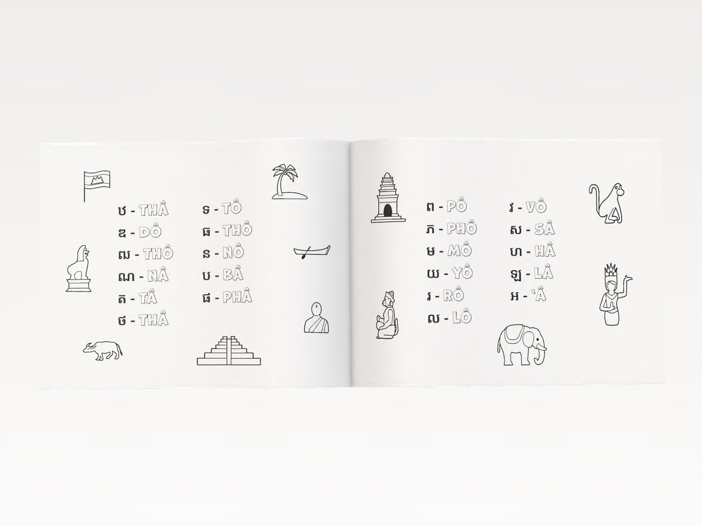 My Cambodian-American Heritage. A Coloring Book for Kids.